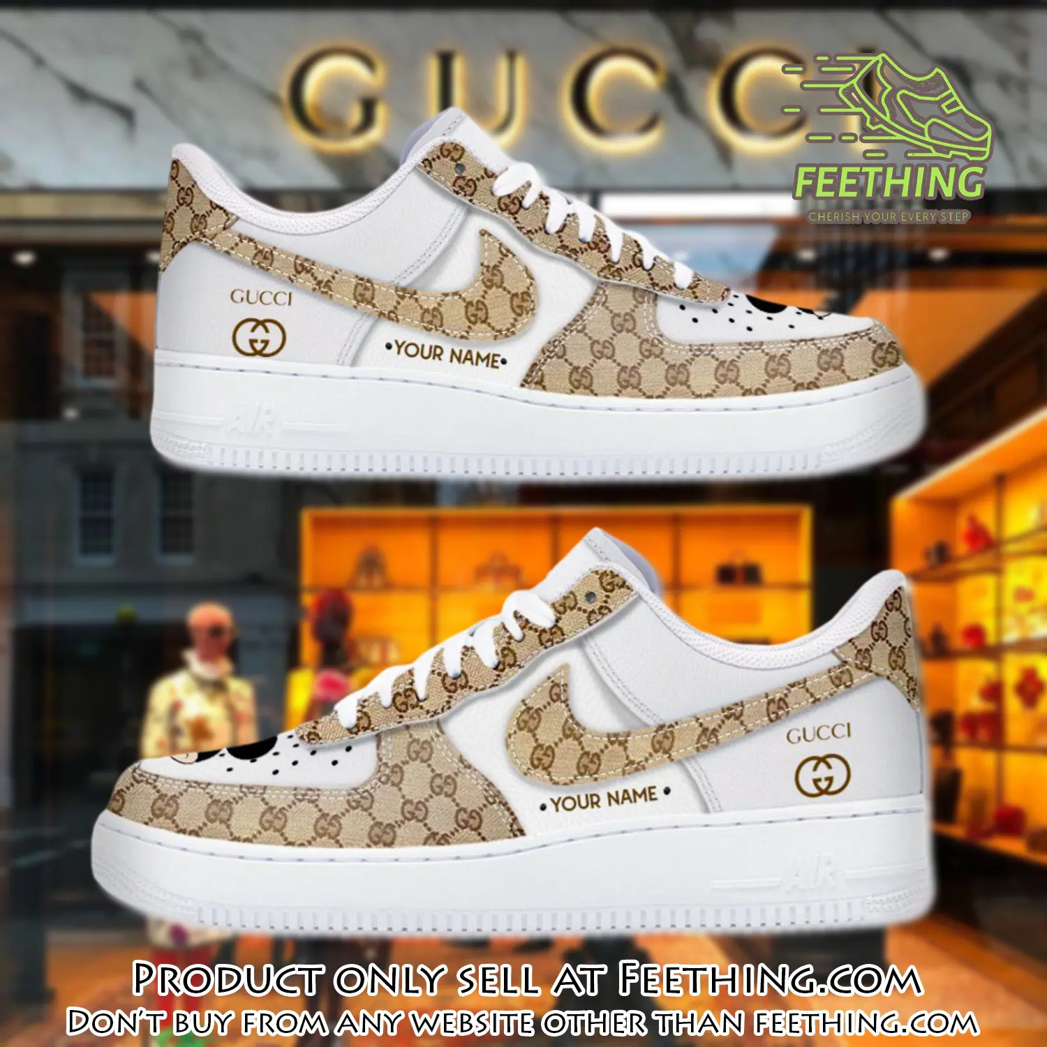 Gucci mickey pattern  luxury air force 1 sneakers limited af1 shoes oaf1026 ft2922938